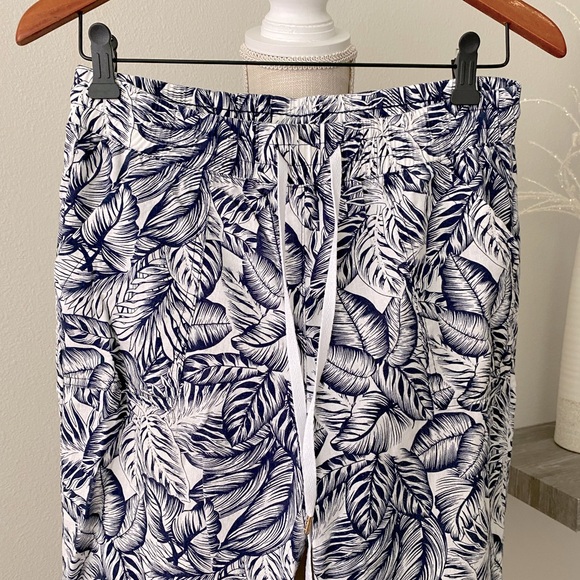 Land n Sea Cropped Linen Blend Pants Size S - Picture 2 of 5